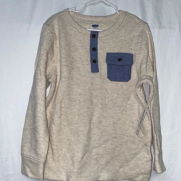 NWT Old Navy Thermal Henley - Picture 1 of 2